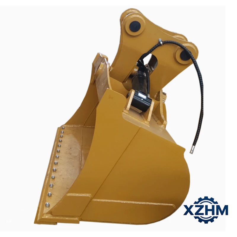Godet inclinable pour excavatrice